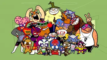 Zasłona к сериалу "¡Mucha Lucha!" #1457632