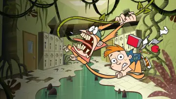 Zasłona к сериалу "Mój partner z sali gimnastycznej jest małpą" #1390466