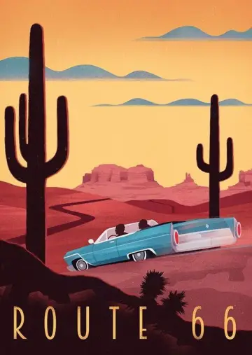 Plakat к сериалу "Route 66" #1358401