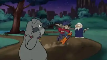 Zasłona к сериалу "Amerykański smok Jake Long" #1395175