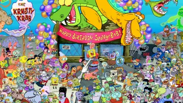 Zasłona к сериалу "SpongeBob Kanciastoporty" #1316628