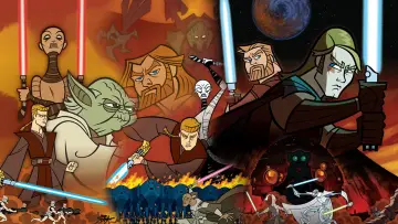 Zasłona к сериалу "Gwiezdne wojny: Wojny klonów - miniserial 2D" #1441428