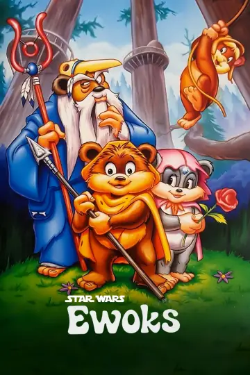 Plakat к сериалу "Gwiezdne wojny: Ewoki" #1435546