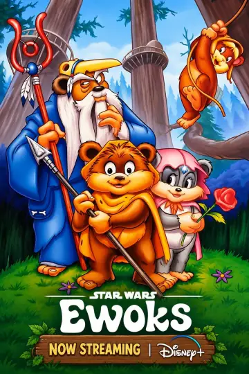 Plakat do serialu "Gwiezdne wojny: Ewoki" #1818338