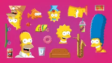 Zasłona do serialu "Simpsonowie" #1535472
