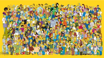 Zasłona do serialu "Simpsonowie" #1535478