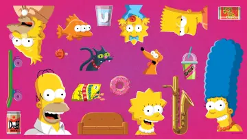 Zasłona do serialu "Simpsonowie" #1535479