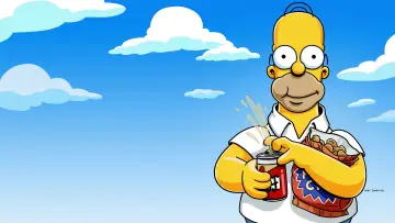 Zasłona do serialu "Simpsonowie" #1535486