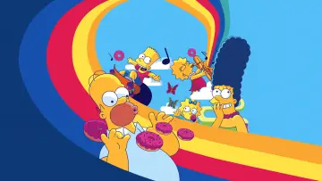 Zasłona do serialu "Simpsonowie" #1535491