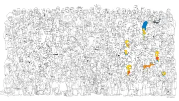 Zasłona do serialu "Simpsonowie" #1535493