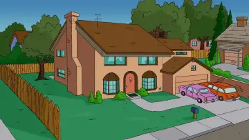 Zasłona do serialu "Simpsonowie" #1535498