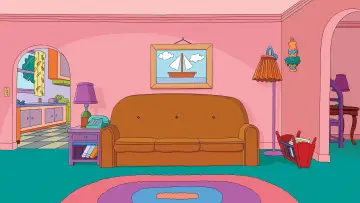 Zasłona do serialu "Simpsonowie" #1535499