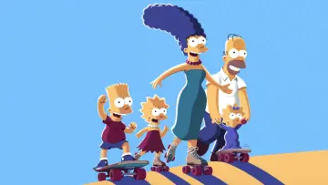 Zasłona do serialu "Simpsonowie" #1535521