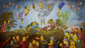 Zasłona do serialu "Simpsonowie" #1535568