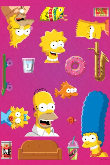 Plakat do serialu "Simpsonowie" #1535623