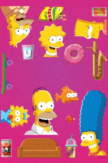 Plakat do serialu "Simpsonowie" #1535624