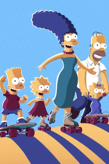 Plakat do serialu "Simpsonowie" #1535627
