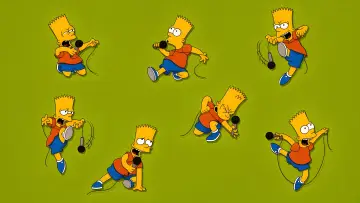 Zasłona do serialu "Simpsonowie" #1781976