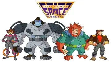 Zasłona do serialu "Captain Simian & the Space Monkeys" #1664220
