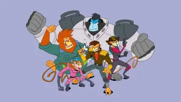Zasłona do serialu "Captain Simian & the Space Monkeys" #1664221