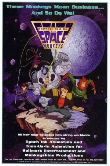 Plakat do serialu "Captain Simian & the Space Monkeys" #1664223