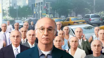 Zasłona к сериалу "Pohamuj entuzjazm" #1279987