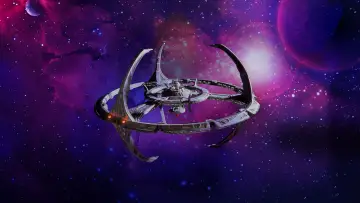 Zasłona к сериалу "Star Trek: Stacja Kosmiczna" #1286203