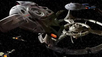 Zasłona к сериалу "Star Trek: Stacja Kosmiczna" #1286218