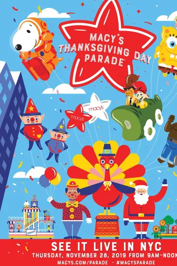 Macy's Thanksgiving Day Parade plakat