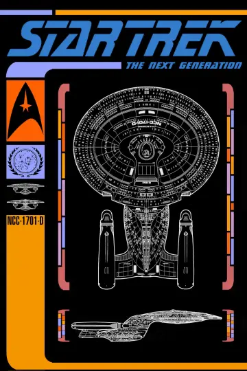 Plakat к сериалу "Star Trek: Następne pokolenie" #1255941