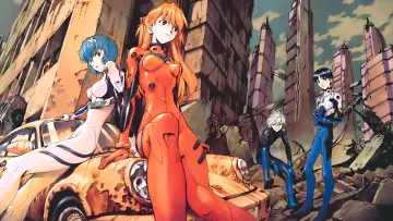 Zasłona к сериалу "Neon Genesis Evangelion" #1311059