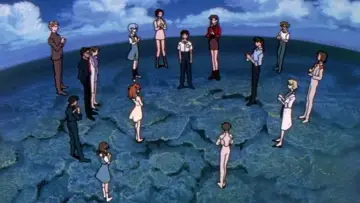 Zasłona к сериалу "Neon Genesis Evangelion" #1311123