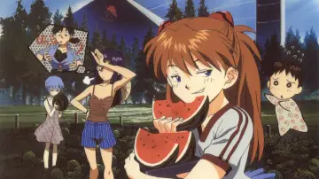 Zasłona к сериалу "Neon Genesis Evangelion" #1311142