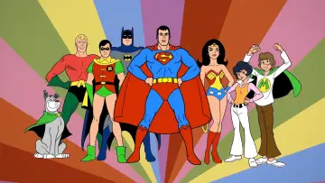 Zasłona к сериалу "Super Friends" #1371715
