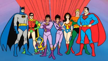 Zasłona к сериалу "Super Friends" #1371719