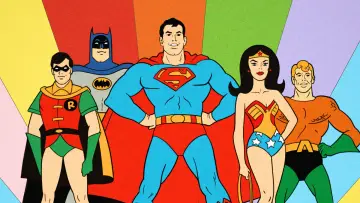 Zasłona к сериалу "Super Friends" #1371723