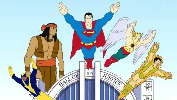 Zasłona к сериалу "Super Friends" #1371724