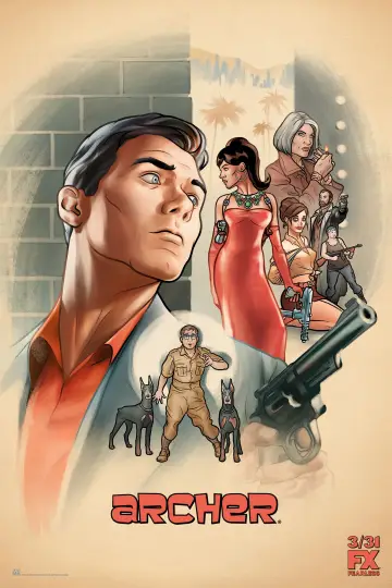 Plakat к сериалу "Archer" #1300338