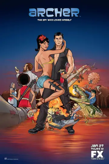 Plakat к сериалу "Archer" #1300339