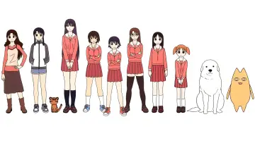 Zasłona к сериалу "あずまんが大王 THE ANIMATION" #1395546