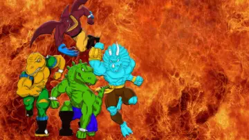 Zasłona к сериалу "Extreme Dinosaurs" #1445866
