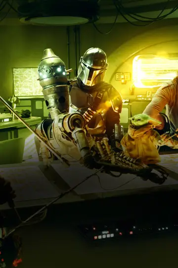 Plakat do serialu "Disney za kulisami / Gwiezdne wojny: The Mandalorian" #1401546