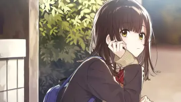 Zasłona к сериалу "Hige wo Soru. Soshite Joshikousei wo Hirou." #1440568