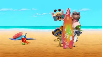 Zasłona к сериалу "Madagaskar: mała dżungla" #1441892