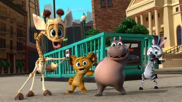 Zasłona к сериалу "Madagaskar: mała dżungla" #1441895