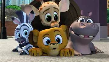 Zasłona к сериалу "Madagaskar: mała dżungla" #1441898