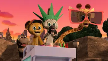 Zasłona к сериалу "Madagaskar: mała dżungla" #1441900