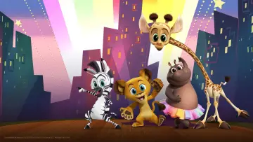 Zasłona к сериалу "Madagaskar: mała dżungla" #1441903