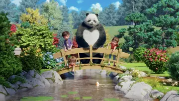 Zasłona к сериалу "Panda Tafla" #1223619