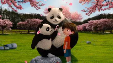 Zasłona к сериалу "Panda Tafla" #1223655